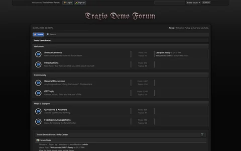 Insidious II, a free theme for Simple Machines Forum 2.1