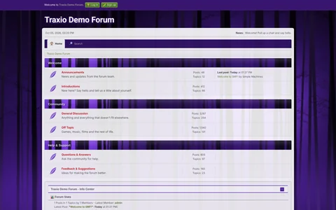 Raven, a free theme for Simple Machines Forum 2.1
